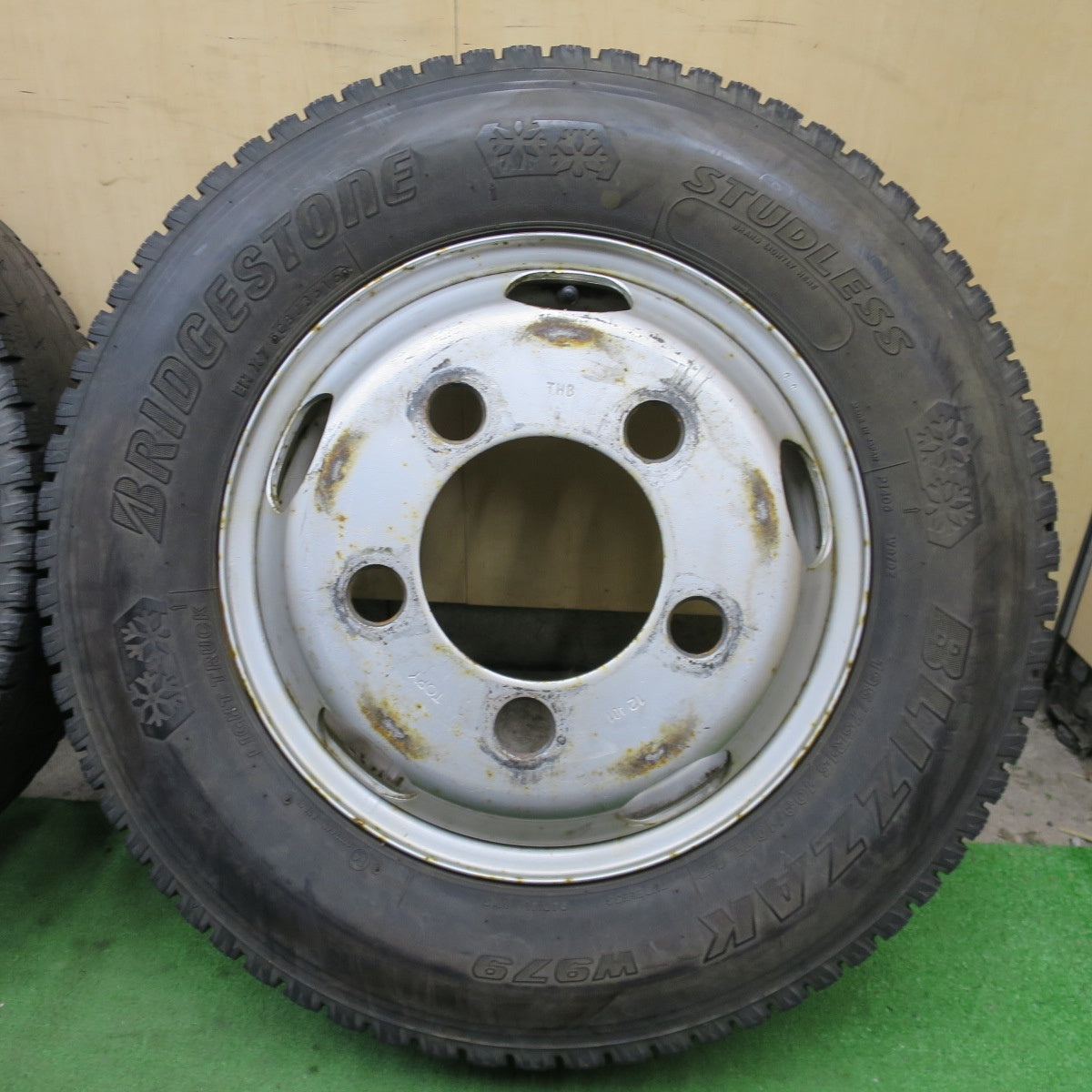 6本価格★トラック 195/75R15 109/107L スタッドレス ブリヂストン ブリザック W979 ダンロップ ウインターマックス LT03 TOPY スチール 15インチ PCD203.2/5H★6031101ナス