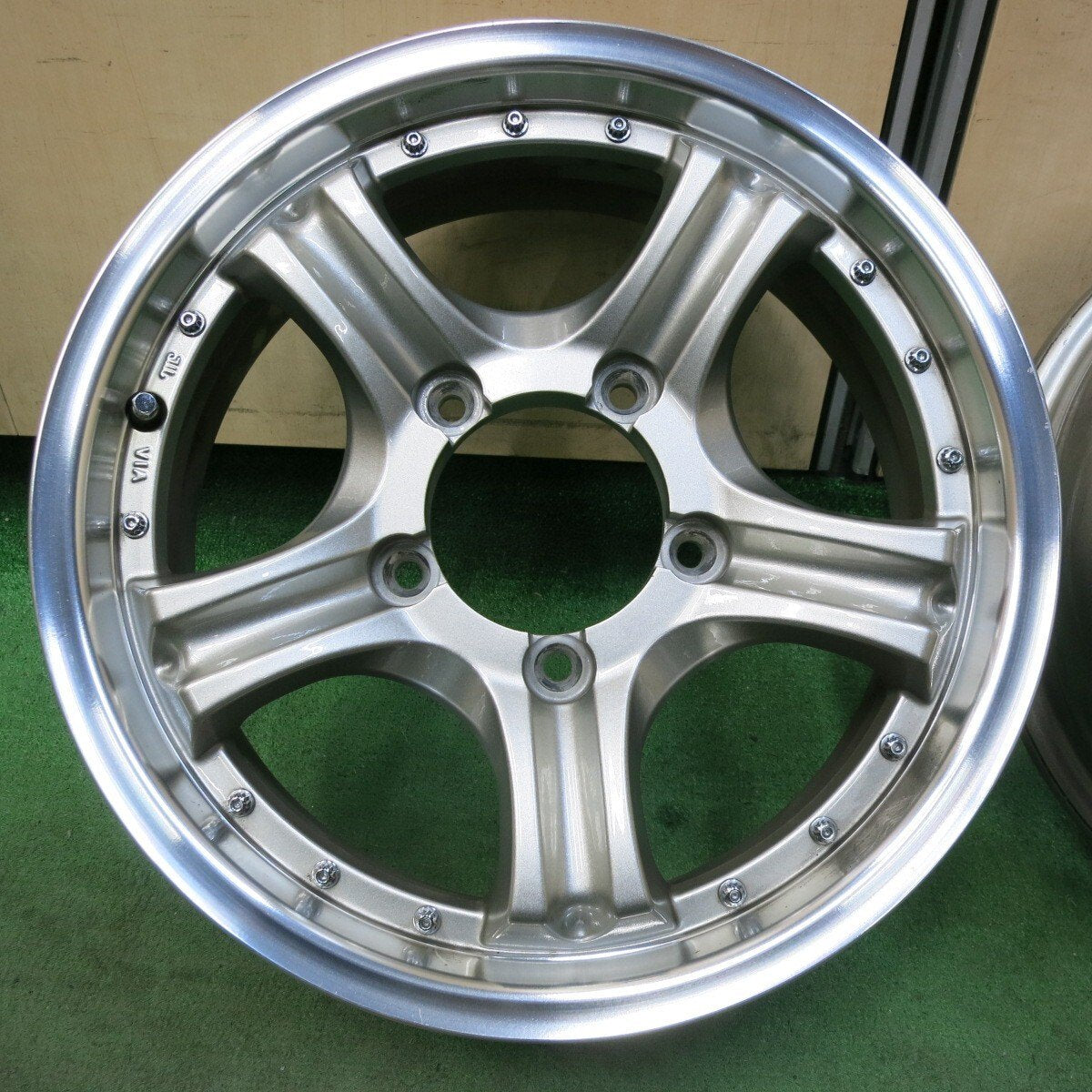 キレイ★ジムニー等 レアマイスター ROAD SPOKE VR 16インチ ホイール 16×5.5JJ Lehrmeister ロードスポーク PCD139.7/5H★5030704SYホ