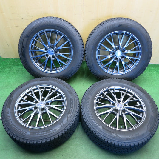 バリ溝！24年！キレイ！9分◎スタッドレス 225/65R17 ブリヂストン ブリザック DM-V3 ravrion RM01 ラブリオン 17インチ PCD114.3/5H◎6070907HAス