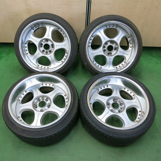 [送料無料] バリ溝！9分★SPEED STAR アンドリューD 225/40R18 235/40R18 レーダー ピレリ ブリヂストン スピードスター PCD114.3/4H 5H マルチ★4092501ナノ