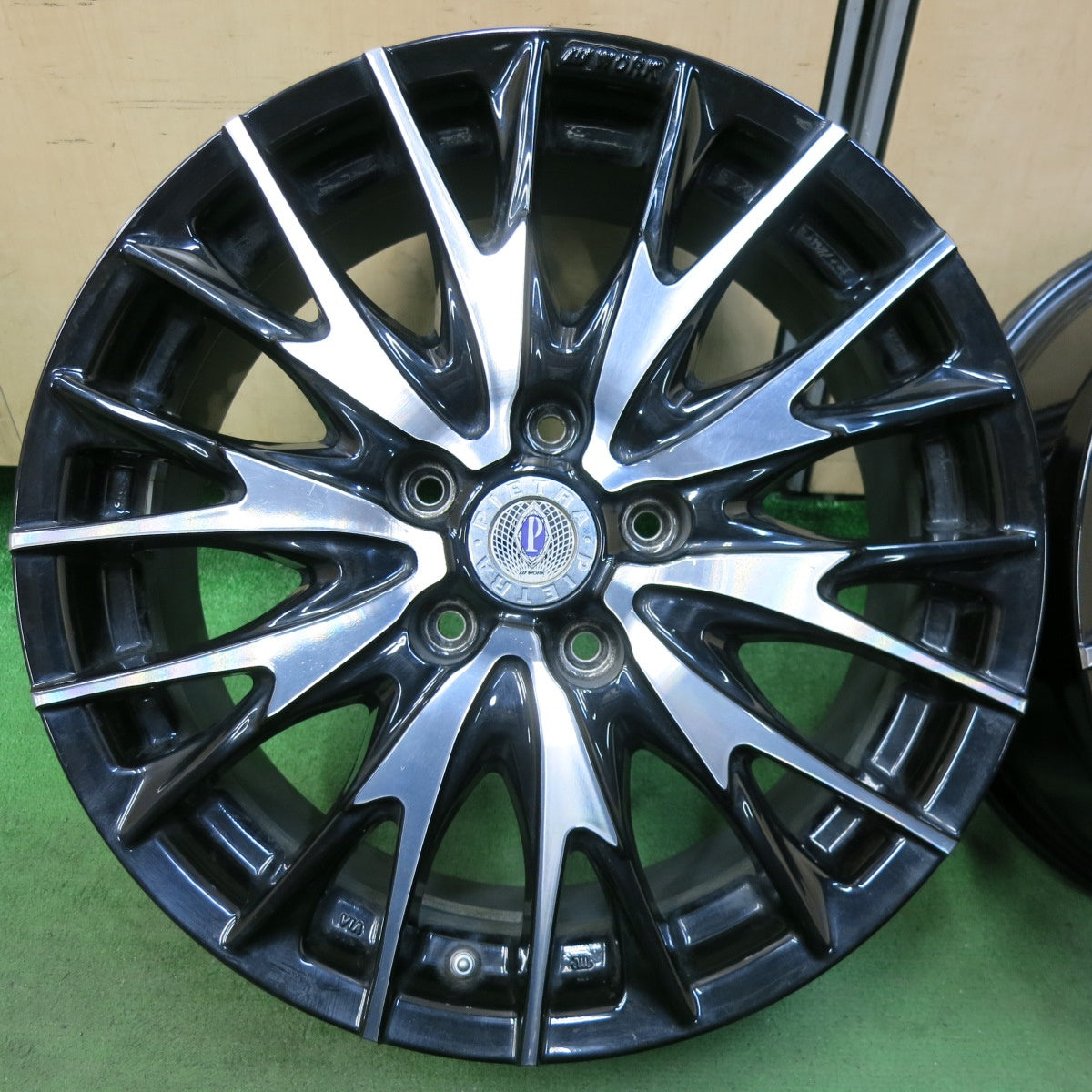 [送料無料] 4本価格★WORK PIETRA CT2 ワーク ピエトラ 17インチ ホイール 17×7J PCD114.3/5H★5032507SYホ