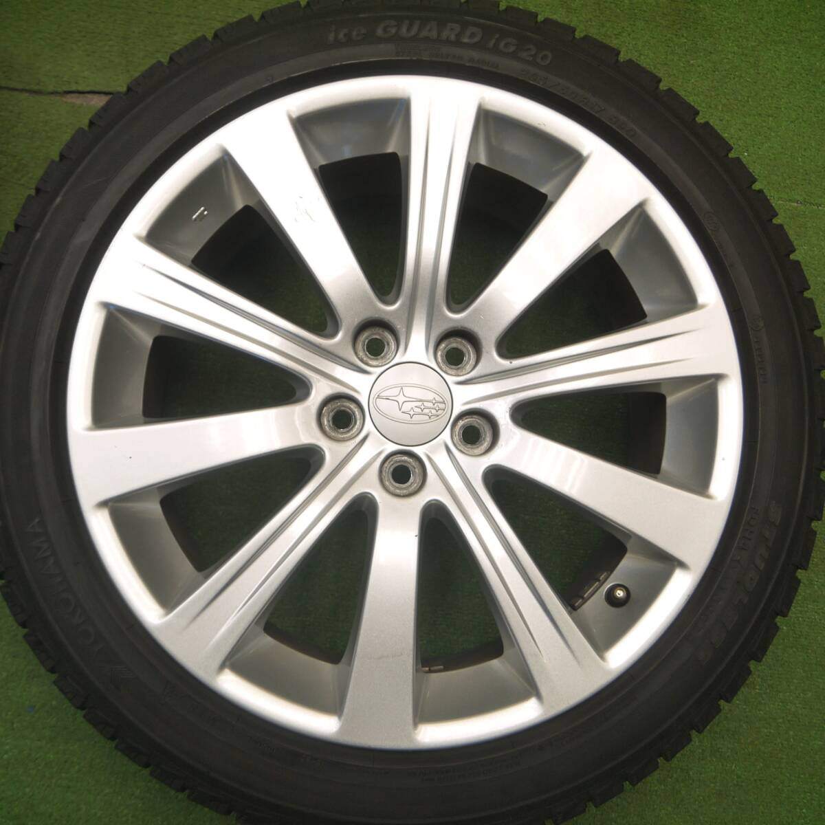 4本価格★スバル インプレッサ 等 純正 205/50R17 スタッドレス ヨコハマ アイスガード iG20 17インチ PCD100/5H★5021004Hス