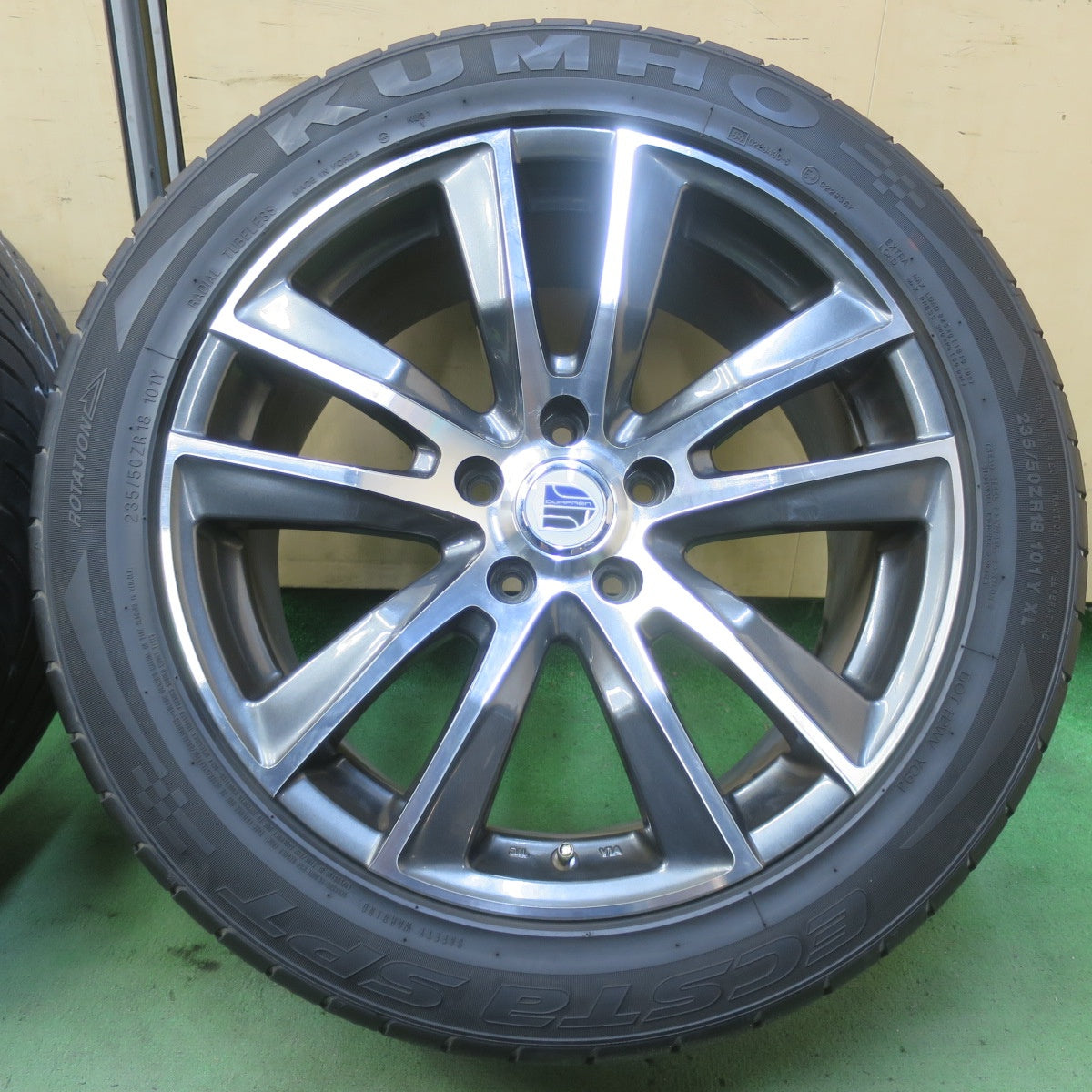 4本価格◎235/50R18 クムホ エクスタ SPT DORFREN ドルフレン 18インチ PCD114.3/5H◎6072706イノ