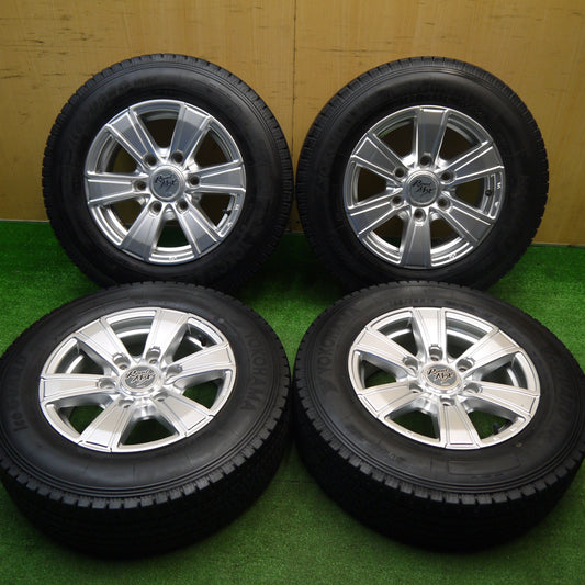 バリ溝！キレイ！9.5分★スタッドレス 185/75R15 106/104L 12PR ヨコハマ アイスガード iG91 Road Max MiD ロードマックス 15インチ PCD139.7/6H★5110413Hス