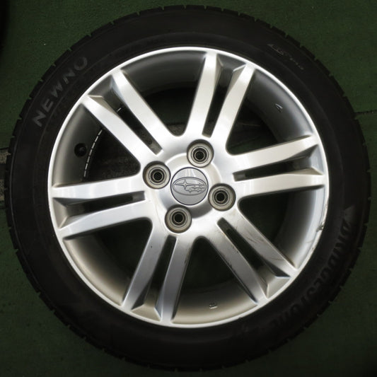 バリ溝!25年!8.5分◎スバル ステラ カスタム 純正 165/55R15 ブリヂストン NEWNO ニューノ 15インチ PCD100/4H◎6082806NJノ