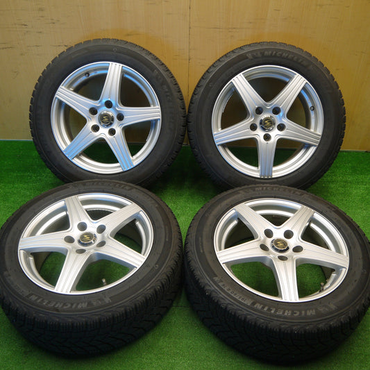バリ溝！21年！キレイ！9分★スタッドレス 195/60R16 ミシュラン X-ICE SNOW S-HOLD BITES Sホールド 16インチ PCD114.3/5H★5102804Hス