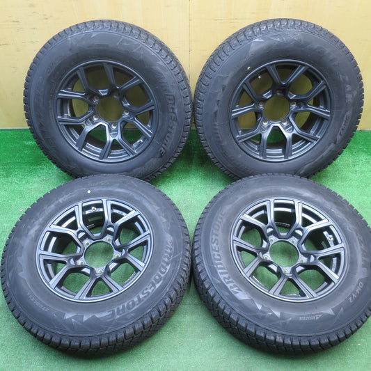 バリ溝！21年！キレイ！8.5分★スタッドレス 195/80R15 ブリヂストン ブリザック DM-V2 社外 アルミ 15インチ PCD139.7/5H★5111801NJス