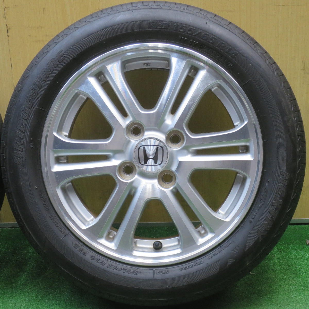 4本価格★ホンダ JF1 JF2 N-BOX カスタム 純正 155/65R14 ブリヂストン ネクストリー エコピア ダンロップ EC202 14インチ PCD100/4H★6050804NJノ