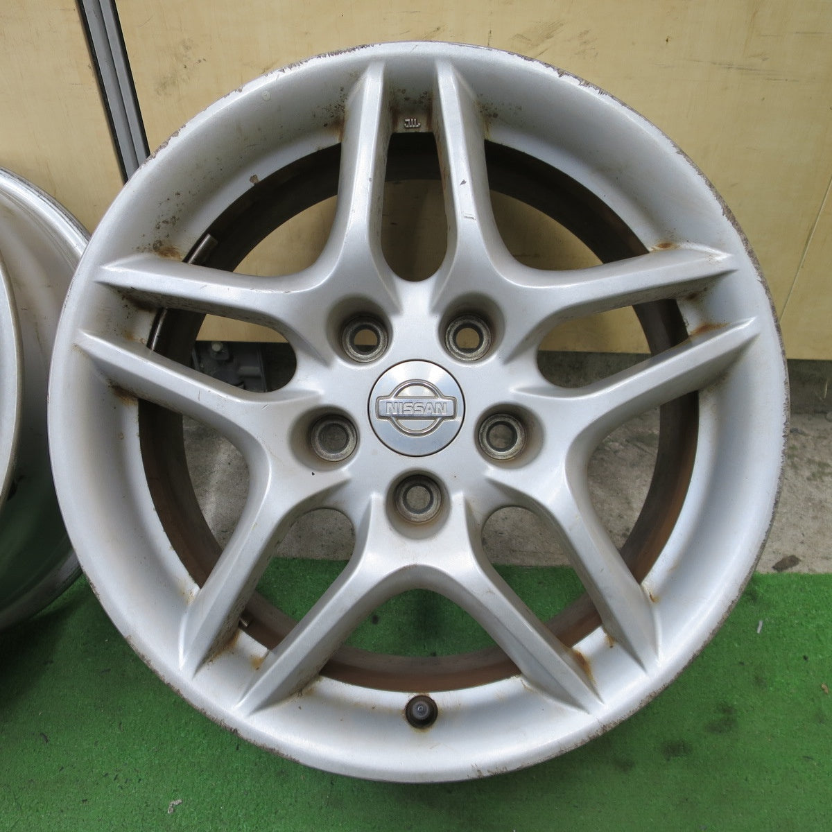 4本価格★日産 R34 スカイライン ステージア 等 純正 ホイール 16インチ 16×7JJ PCD114.3/5H★6070302NGホ