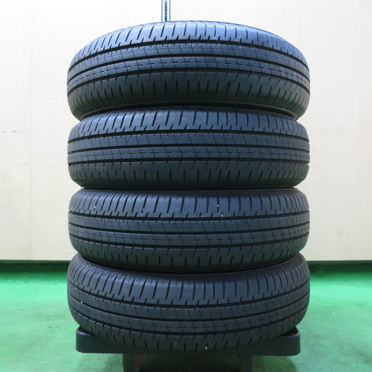 *送料無料* 1本未使用！バリ溝！23年！9分★155/65R14 ブリヂストン エコピア NH200C タイヤ 14インチ N-BOX タント スペーシア ルークス等★4072205イノタ