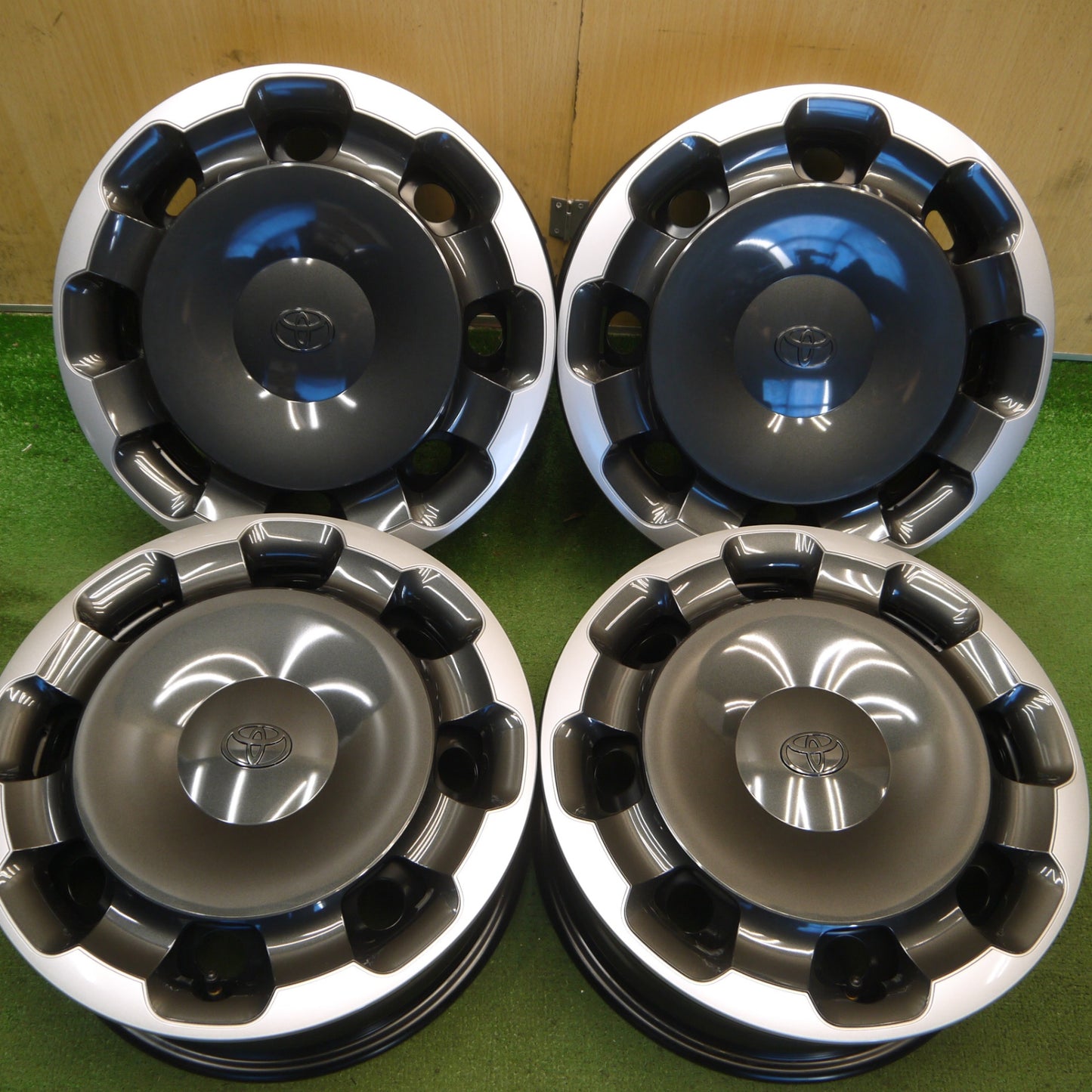 新車外し◎トヨタ 10系 シエンタ Zグレード 純正 スチール ホイール 15インチ 15×5.5J PCD100/5H◎6090101Hホ