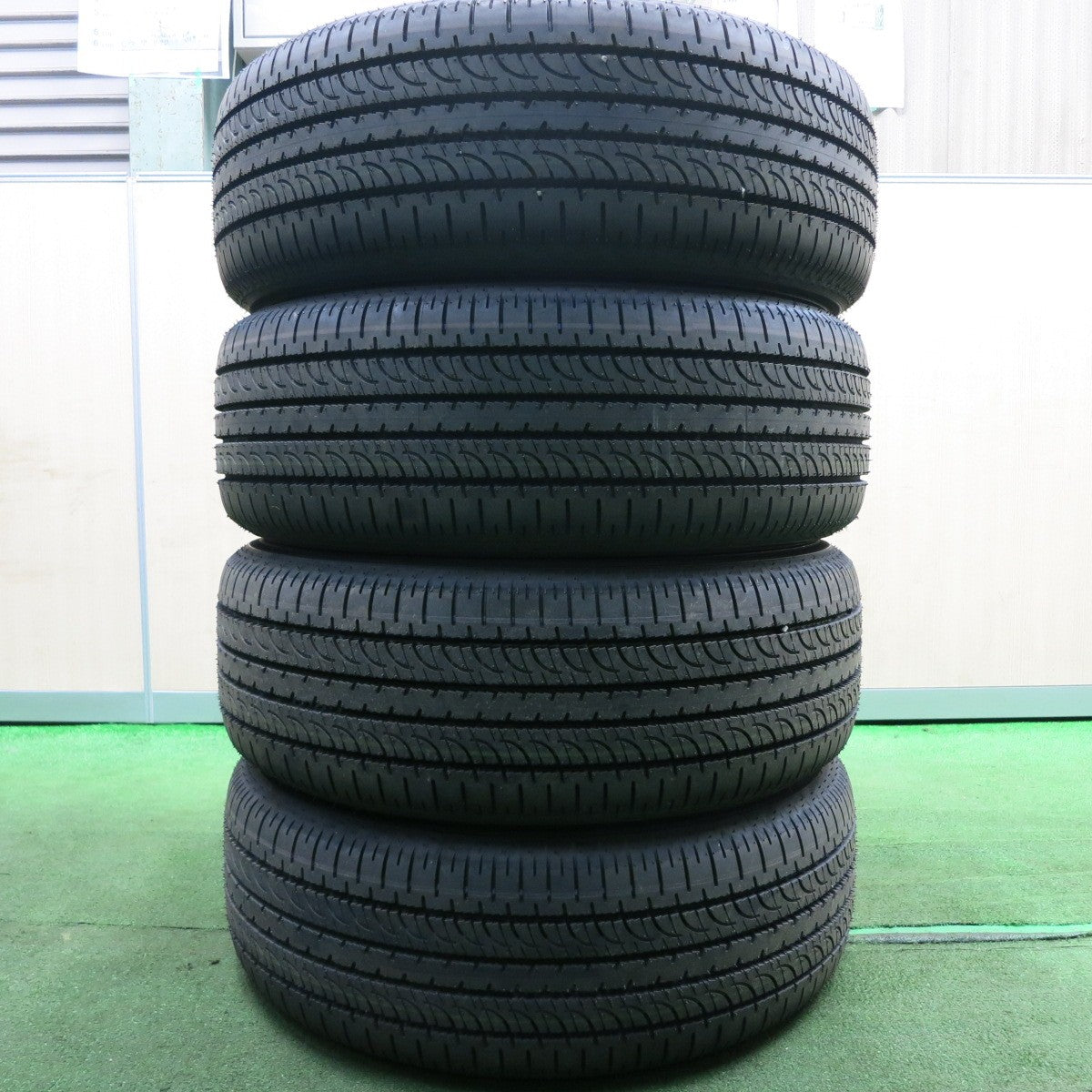 *送料無料* 新車外し！24年★三菱 デリカ D:5 シャモニー 純正 225/55R18 ヨコハマ ジオランダー SUV G055 G055E PCD114.3/5H★4032409HAノ