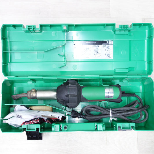 [送料無料] 付属品付き◆LEISTER ライスター ヒート ガン ホット ガン 熱風 溶接機 トリアック ST 141.230 ケース付き 電動 工具 (2)◆