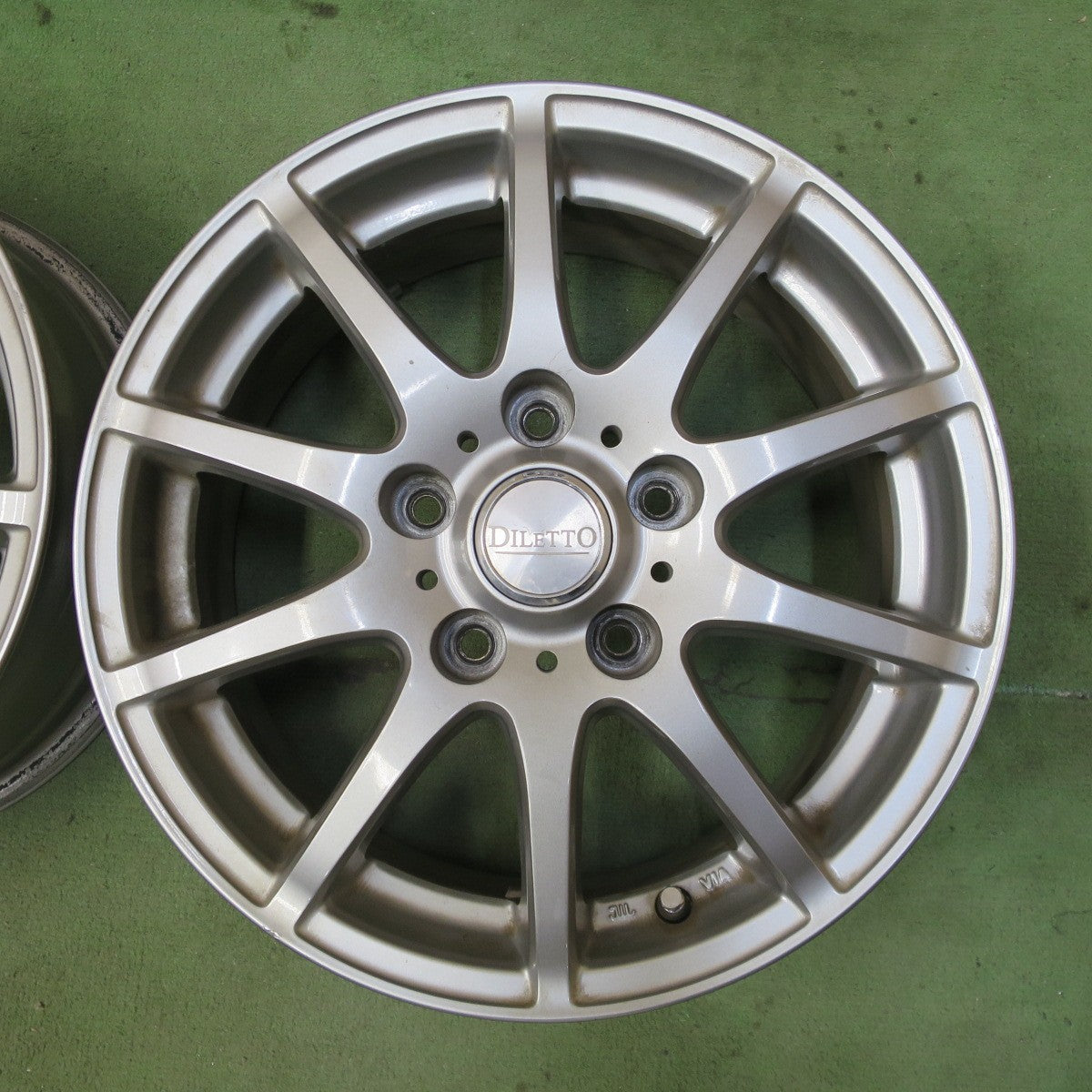 4本価格◎DILETTO 15インチ ホイール ディレット 15×6J PCD114.3/5H◎6080101NGホ