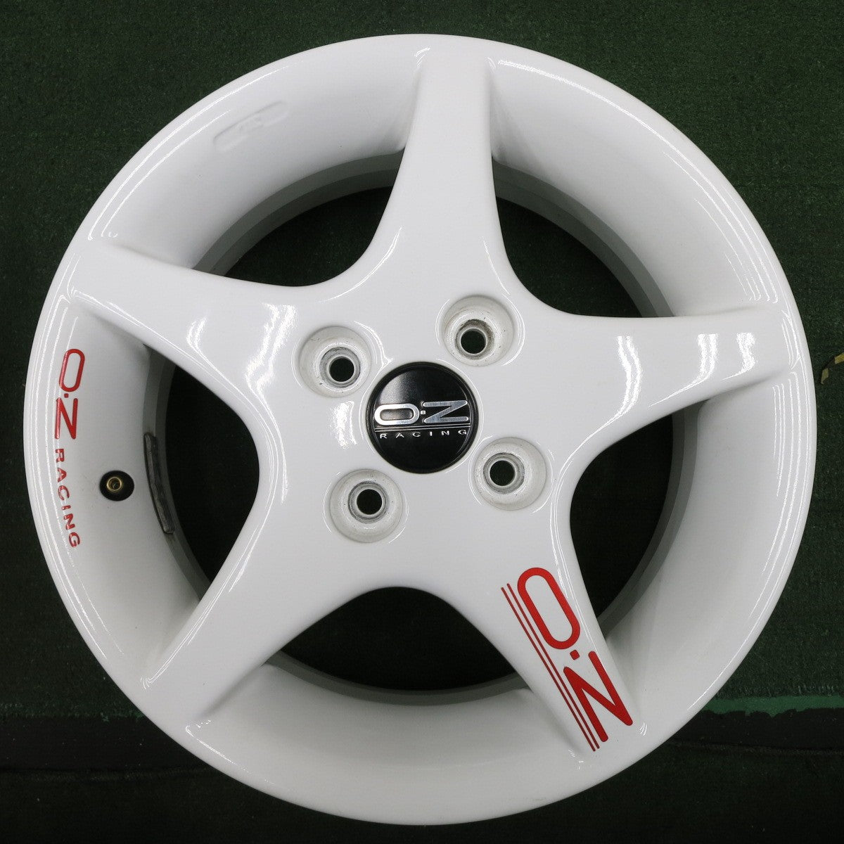 *送料無料* キレイ★スズキ カルタス 純正 O・Z RACING ホイール 14インチ 14×5.5JJ OZレーシング PCD100/4H★4061103NJホ