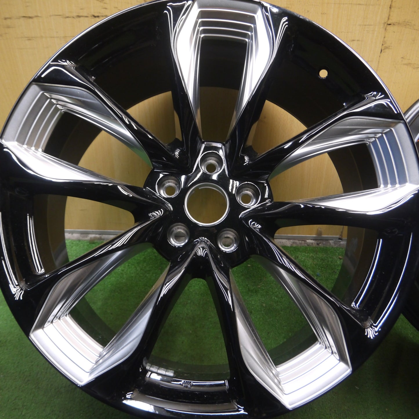 *送料無料* 新車外し★レクサス LC500 Sパッケージ 純正 ホイール 21インチ 21×8.5J 21×9.5J PCD120/5H★4040302Hホ