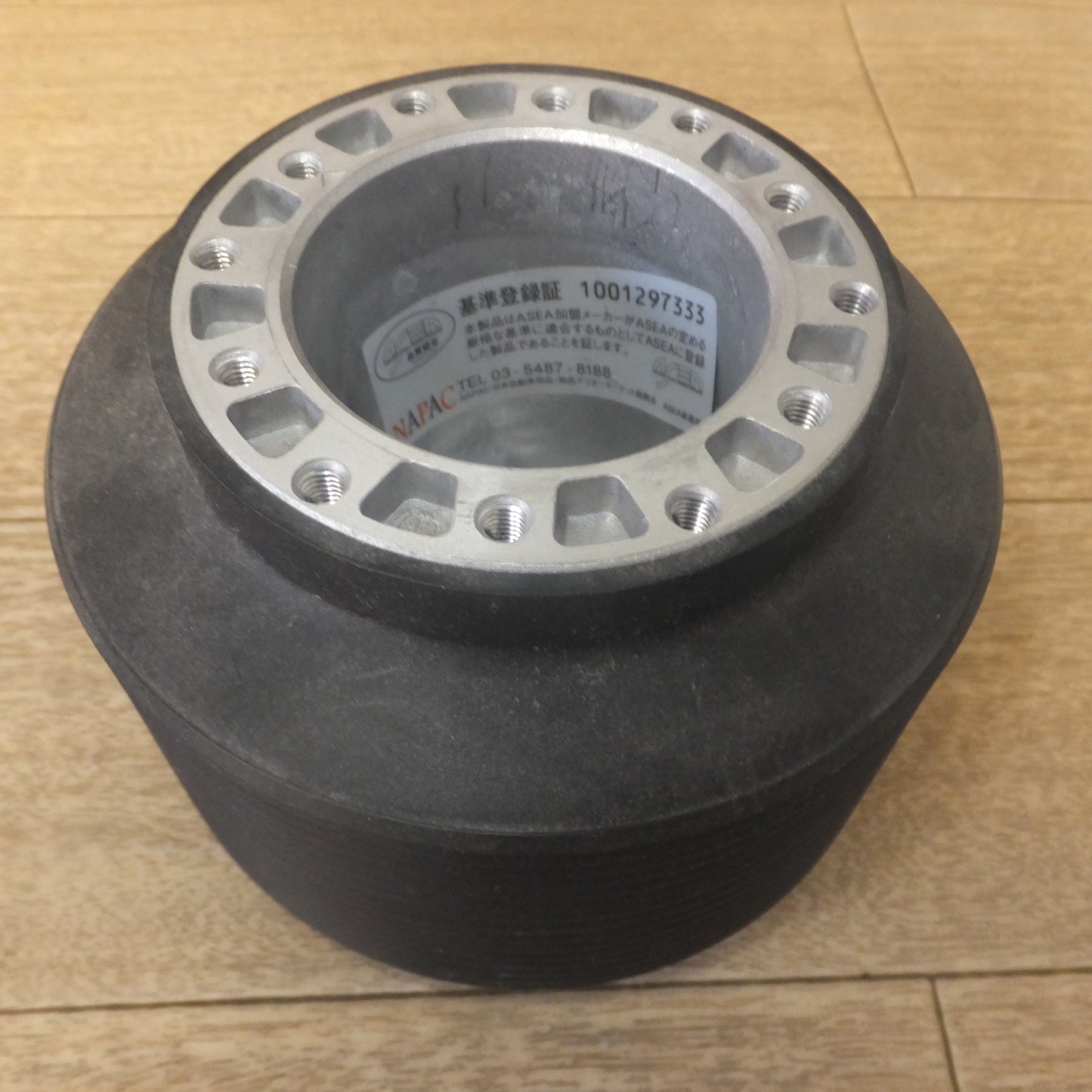 [送料無料] キレイ★ワークスベル Works Bell アルミニウムBOSS 631(ニッサン) 車検対応 エアバッグ対応★