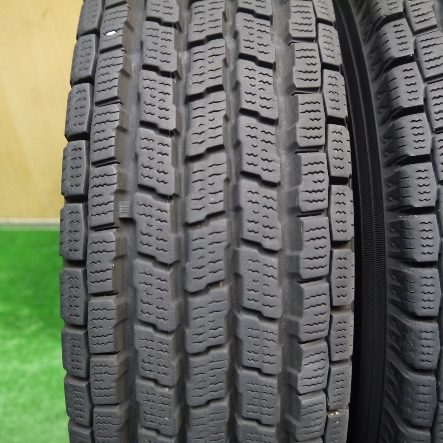 バリ溝！22年！9.5分★スタッドレス 145/80R12 80/78N ヨコハマ アイスガード iG91 スチール ホイール 12インチ PCD100/4H★5111402KKス