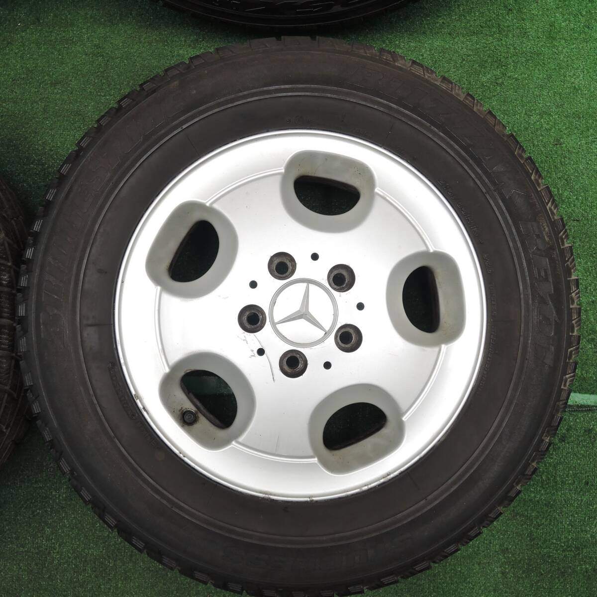 4本価格★ベンツ Vクラス W638 純正 215/65R15 スタッドレス ブリヂストン ブリザック REVO1 PCD114.3/5H★3110806TNス