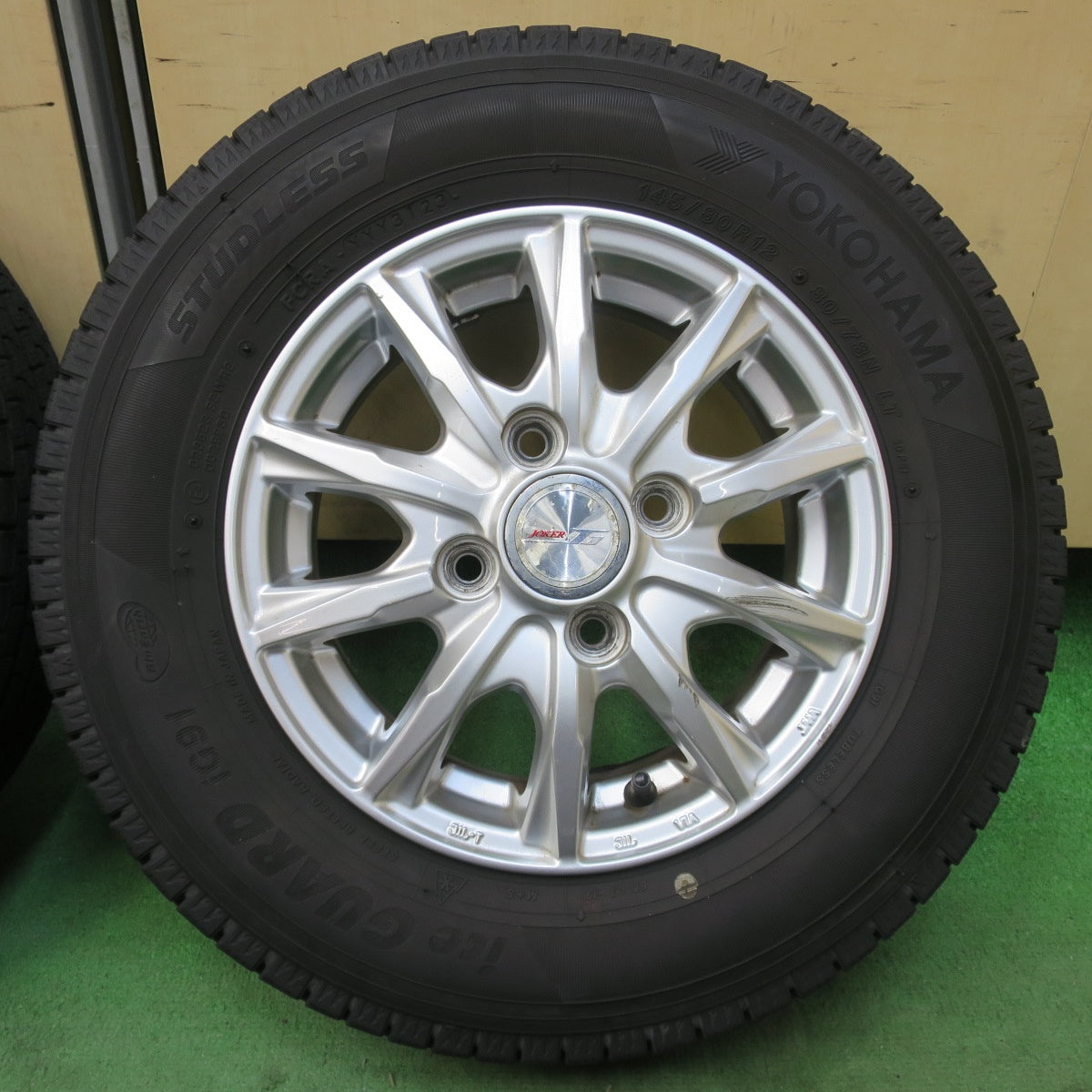 4本価格！23年★スタッドレス 145/80R12 80/78N ヨコハマ アイスガード iG91 JOKER ジョーカー 12インチ PCD100/4H★6013112イス