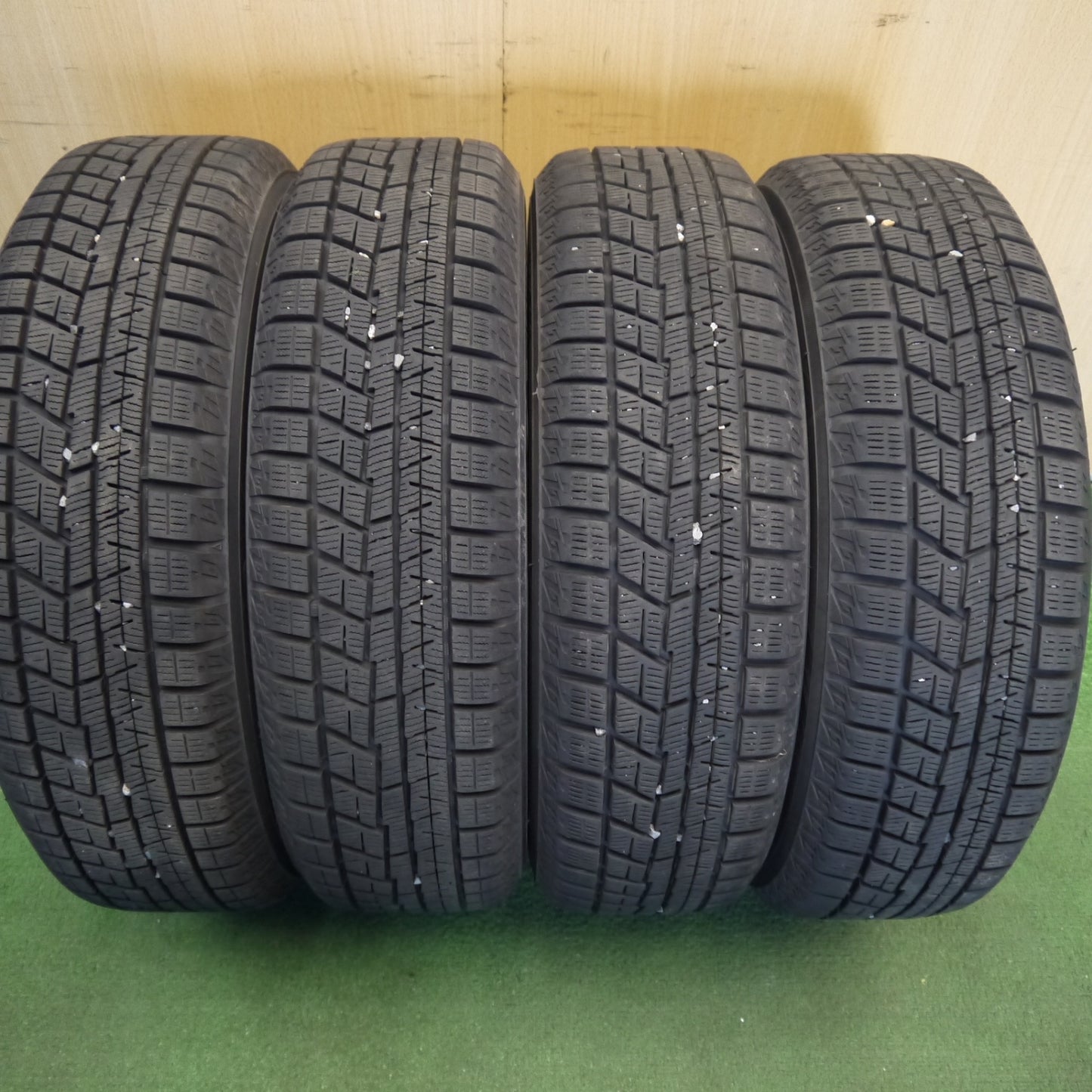 バリ溝！24年！9.5分以上★スタッドレス 155/65R14 ヨコハマ アイスガード iG60 スチール ホイール 14インチ PCD100/4H★6041406Hス