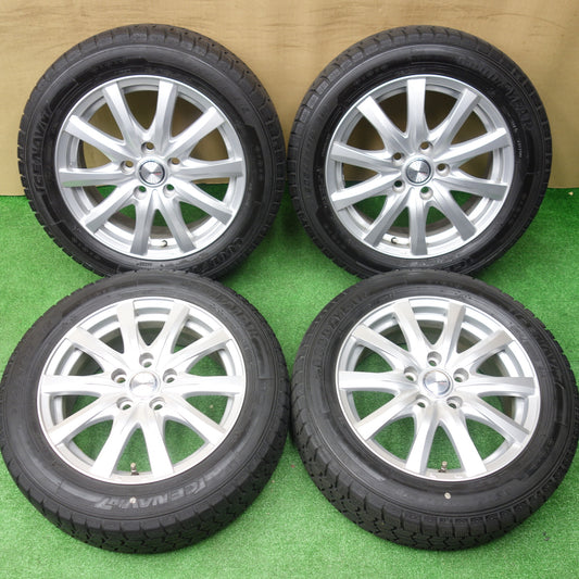バリ溝！キレイ！9.5分★スタッドレス 205/55R16 グッドイヤー アイスナビ7 ravrion RS01 ラブリオン 16インチ PCD114.3/5H★5121301KTス