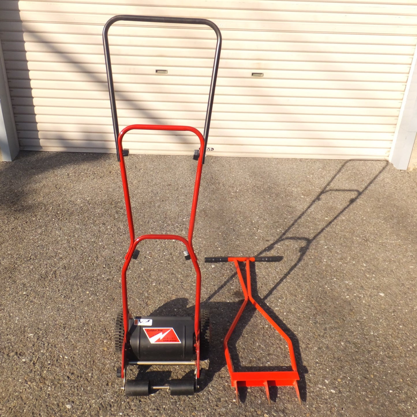 [送料無料] ★キンボシ Golden Star  LAWN MOWER 手動 芝刈機 バーディーモアー Birdie Mower GSB-2000　ローンスパイクJr. 4011　セット★