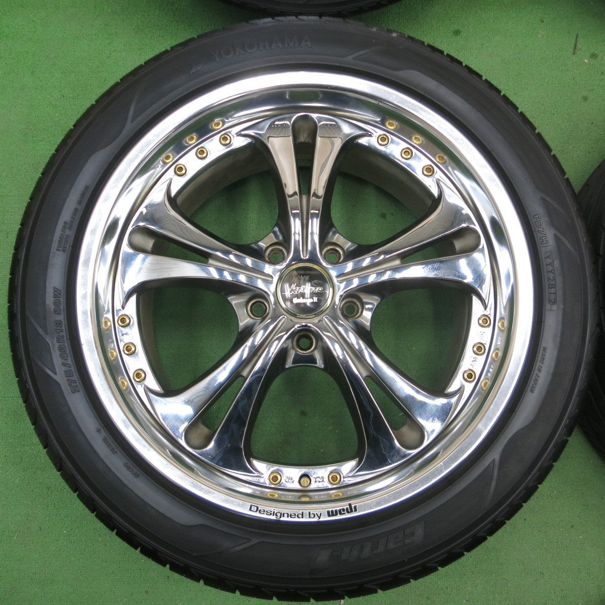 [送料無料] 4本価格★Kranze CerberusⅡ 245/45R18 275/40R18 ヨコハマ Earth-1 クレンツェ ケルベロス2 18インチ PCD114.3/5H★5021701ナノ