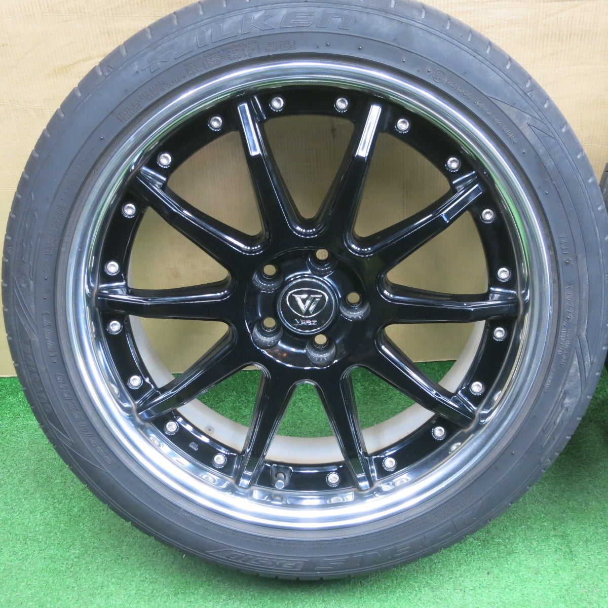 4本価格！22年★ライズ 等 VERZ KCV05 KCV-05 225/45R18 ファルケン アゼニス FK510 ヴェルズ 18インチ PCD100/5H★6021802NKノ