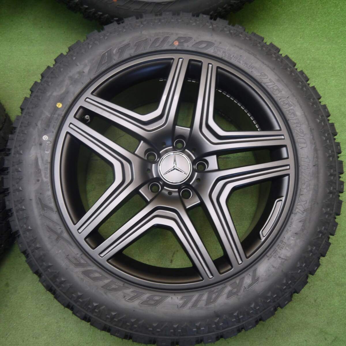 未使用！24年！付属品付き◎ベンツ ゲレンデ  AMG タイプ 275/55R20 ATTURO TRAIL BLADE X/T 20インチ PCD130/5H◎6060303KKノ