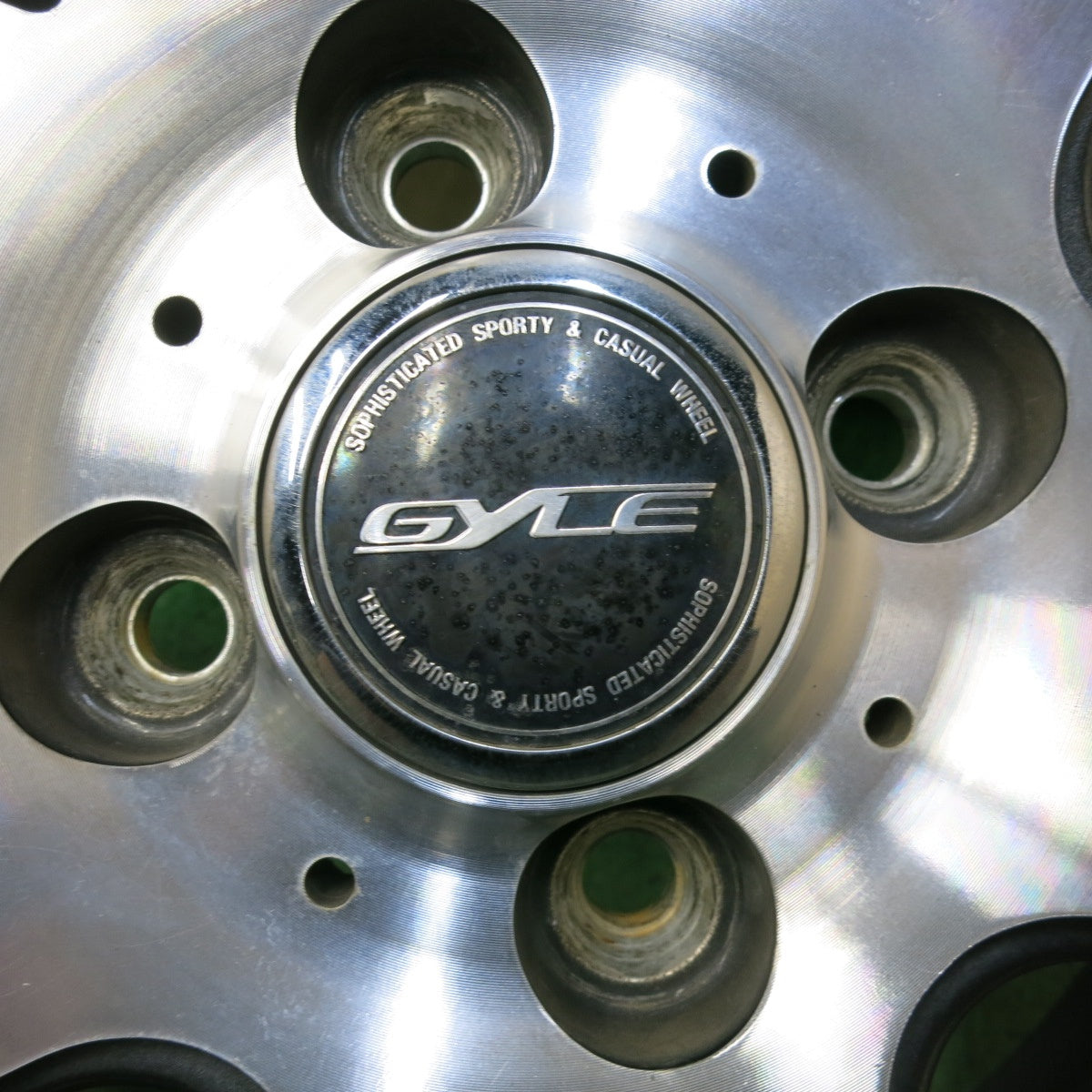 4本価格★GYLE weds ガイル ウェッズ 14インチ ホイール 14×4.5J PCD100/4H★5043009SYホ