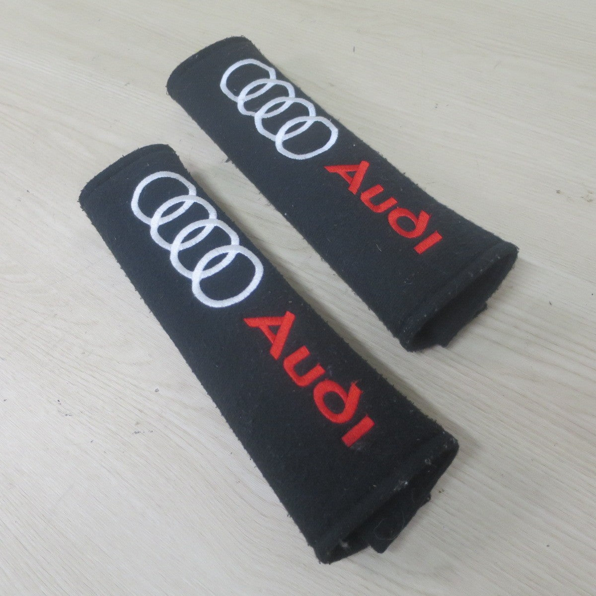 2点セット♪アウディ 純正 シート ベルト パッド カバー Audi カー パーツ 用品♪