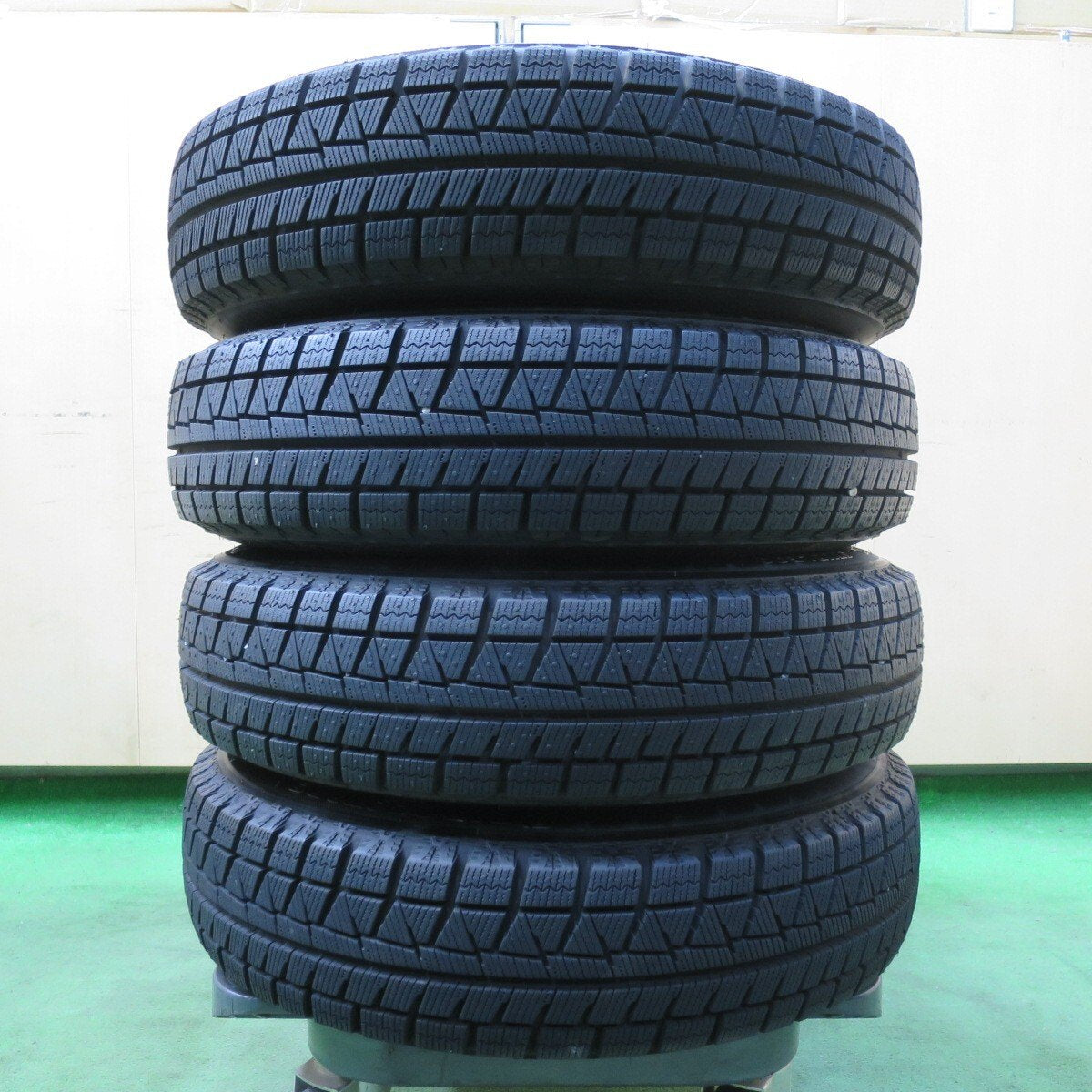 バリ溝！23年！ほぼ10分★スタッドレス 145/80R13 ブリヂストン アイスパートナー2 Tirado＠ La-Strada 阿部商会 ティラード 13インチ PCD100/4H★5012506イス