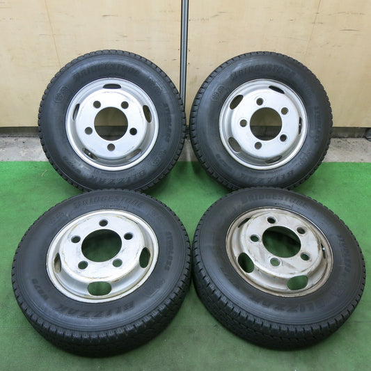 4本価格★トラック 195/75R15 109/107L スタッドレス ブリヂストン ブリザック W979 TOPY スチール 116.5-8TC 15インチ PCD203.2/5H★6011401ナス