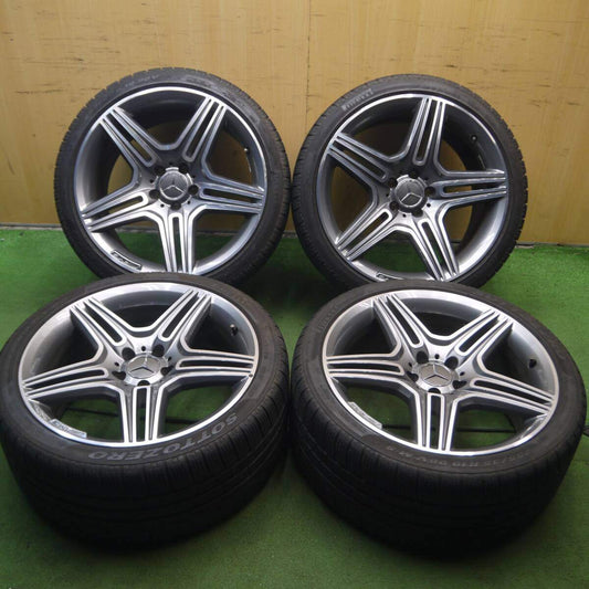 バリ溝！8.5分★ベンツ SL63 SL65 純正 AMG 255/35R19 285/30R19 スタッドレス ピレリ SOTTOZERO PCD112/5H★4060708Hス