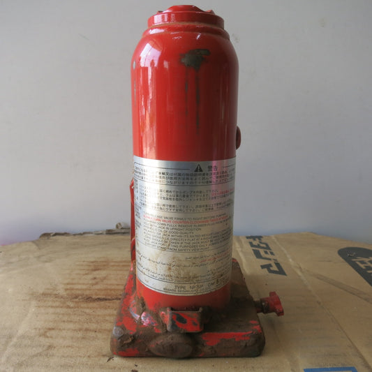 [送料無料] ◆マサダ 油圧 ジャッキ NF-5IF 工具 5TON 5ton 5トン 5000kg 油圧式 オイル だるま ダルマ 車載 自動車 点検 整備①◆