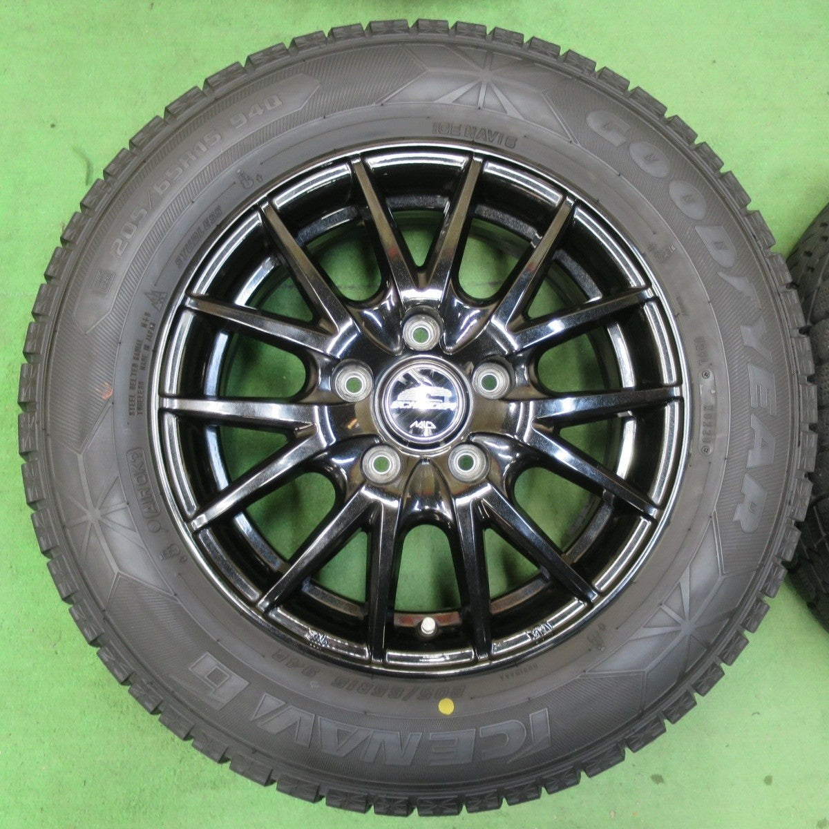 4本価格★スタッドレス 205/65R15 グッドイヤー アイスナビ6 SCHNEIDER MiD シュナイダー 15インチ PCD114.3/5H★5012102イス