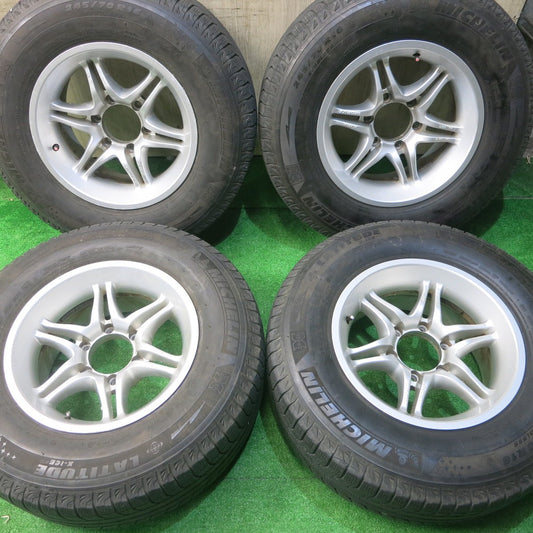 バリ溝！8.5分★AIBA WORKS 245/70R16 スタッドレス ミシュラン LATITUDE X-ICE XI2 アイバ ワークス 16インチ PCD139.7/6H★5051701NJス