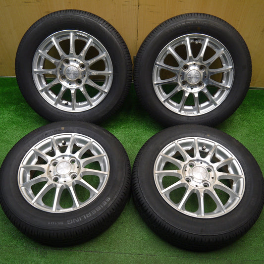 バリ溝！24年！ほぼ10分★155/65R13 セイバーリング SL101 SCHNEIDER シュナイダー 13インチ PCD100/4H★5110709Hノ