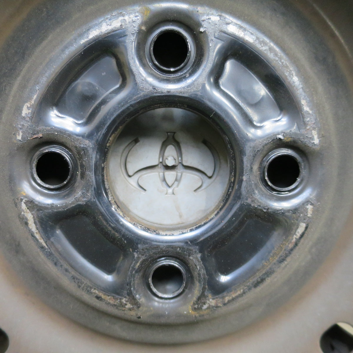バリ溝！23年！9分★トヨタ パッソ ヴィッツ 等 純正 スチール 155/80R13 スタッドレス ブリヂストン ブリザック VRX2 13インチ PCD100/4H★6030201ナス