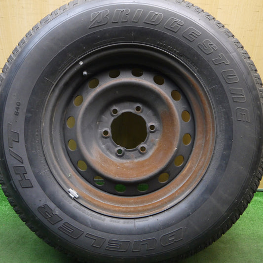 未使用！1本★トヨタ FJクルーザー 純正 スチール 265/70R17 ブリヂストン デューラー H/T 840 スペア 17インチ PCD139.7/6H★5082904Hノ
