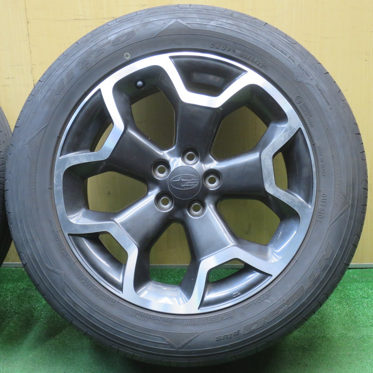 4本価格！22年★スバル XV 純正 225/55R17 ニットー NT830 プラス 17インチ PCD100/5H★6042903NJノ