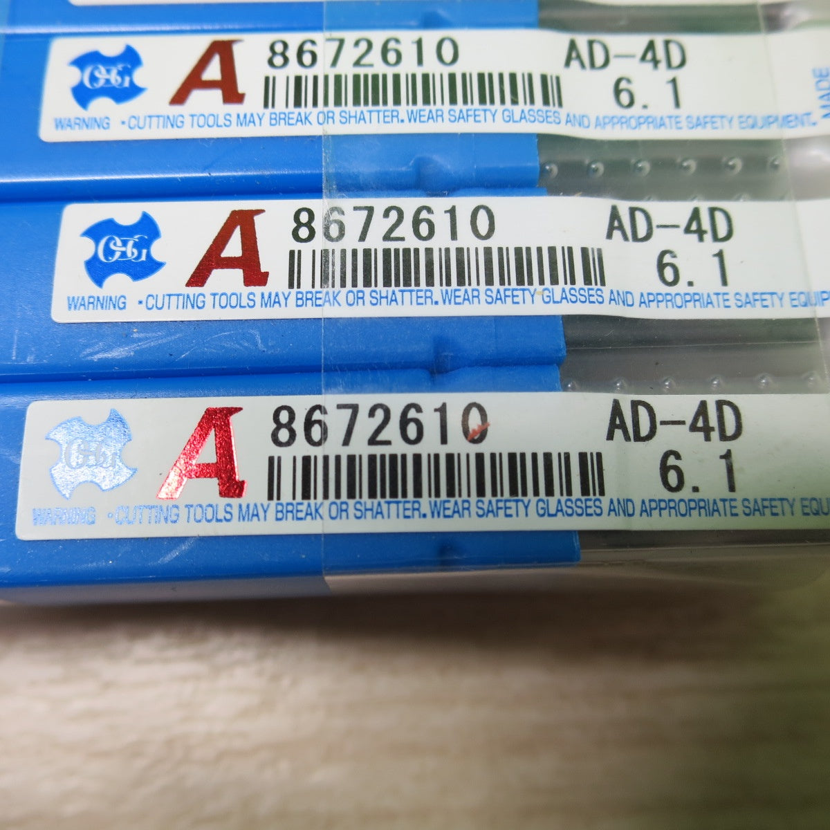 [送料無料] 未使用！10本まとめ売り☆OSG 超硬 ドリル 8672610 AD-4D 6.1 穴あけ☆