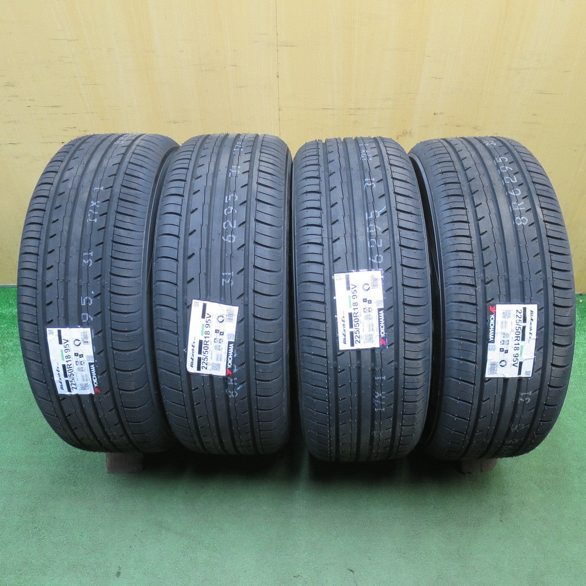 未使用！26年◎225/50R18 ヨコハマ BluEarth-ES ES32 D.O.S. DOS ブルーアース 18インチ PCD114.3/5H◎6060201NJノ