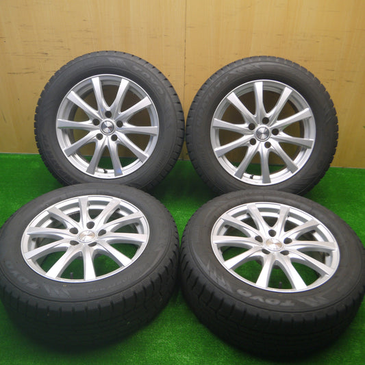 *送料無料* バリ溝!22年!キレイ!9.5分以上★スタッドレス 225/60R17 トーヨー ウインター トランパス TX ravrion RS01 ラブリオン PCD114.3/5H★4080503Hス