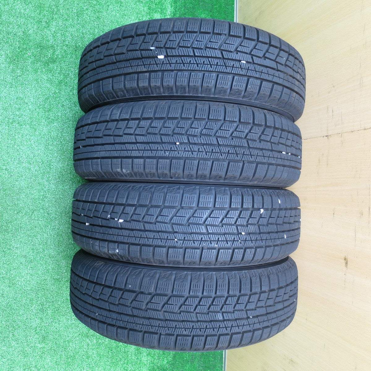 バリ溝！23年！9.5分★スタッドレス 155/65R14 ヨコハマ アイスガード iG60 QRASIZ KOSEI クレイシズ コーセイ 14インチ PCD100/4H★5101404NJス