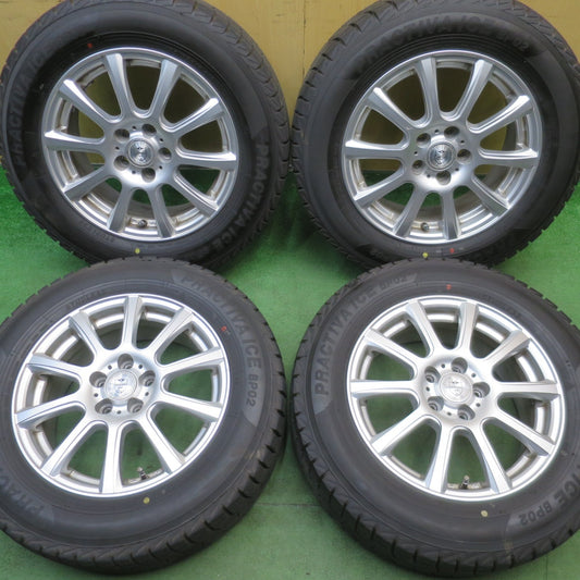 バリ溝！25年！9.5分◎プリウス 等 195/65R15 スタッドレス プラクティバ アイス BP02 JOKER ジョーカー 15インチ PCD100/5H◎6060902NJス