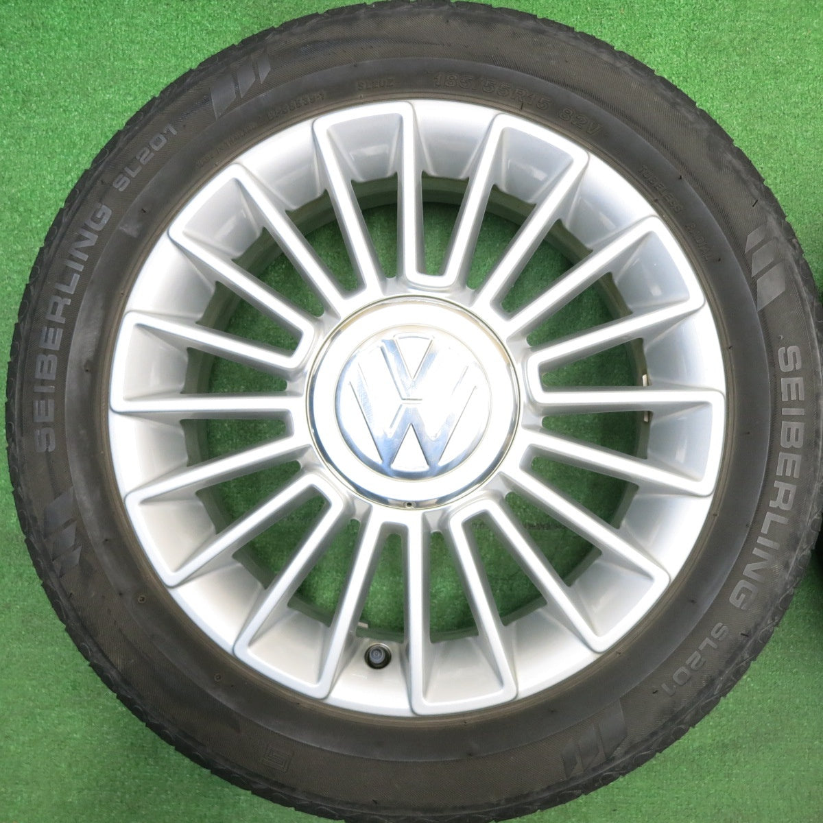 4本価格★ワーゲン up! アップ 純正 185/55R15 セイバーリング SL201 15インチ PCD100/4H★6010204HAノ
