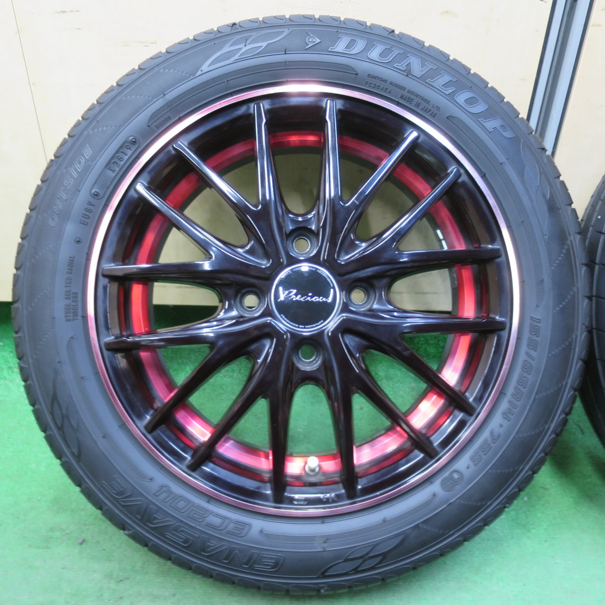 [送料無料] 4本価格★155/65R14 ダンロップ エナセーブ EC204 Precious プレシャス 14インチ PCD100/4H★5040607IMノ