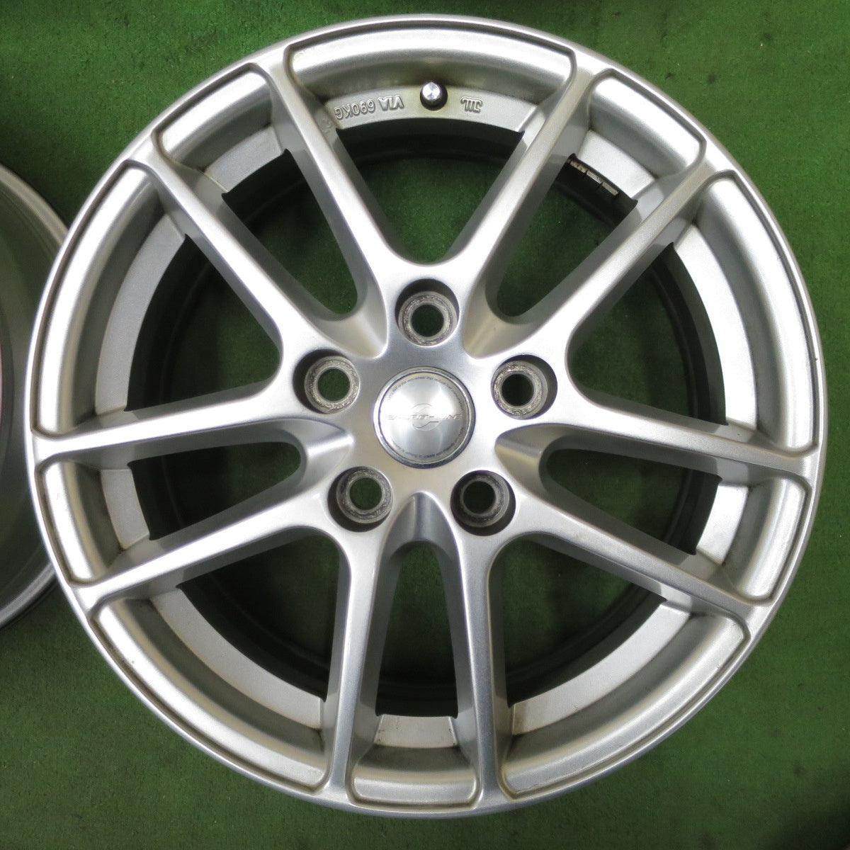4本価格★ENERGY LINE エナジーライン 16インチ ホイール 16×6.5J PCD114.3/5H★6040102NGホ